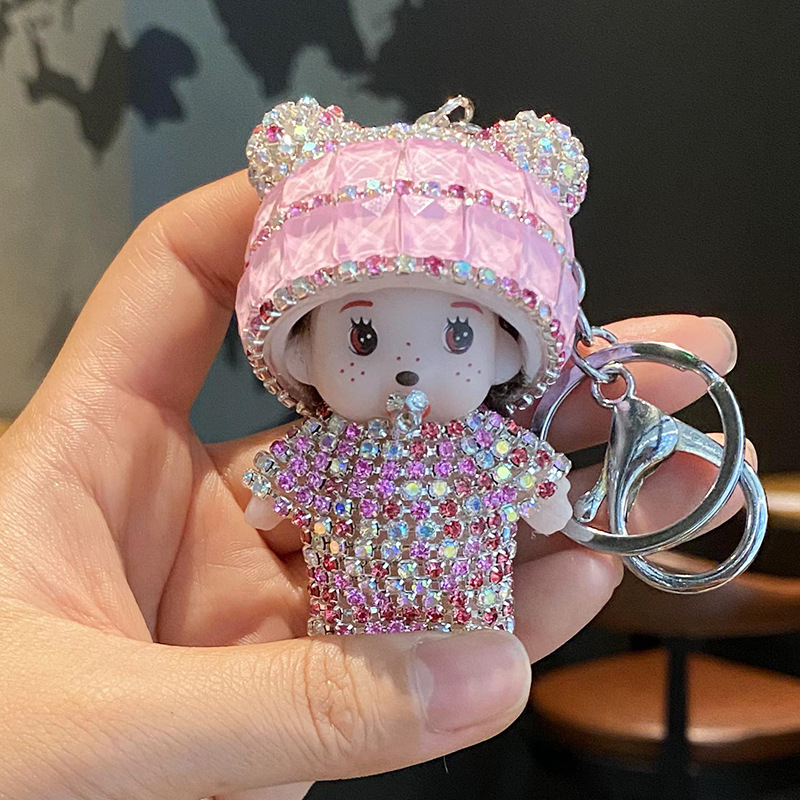 Car Accessories Cute - Novo Chaveiro de Carro Kawaii Fofo