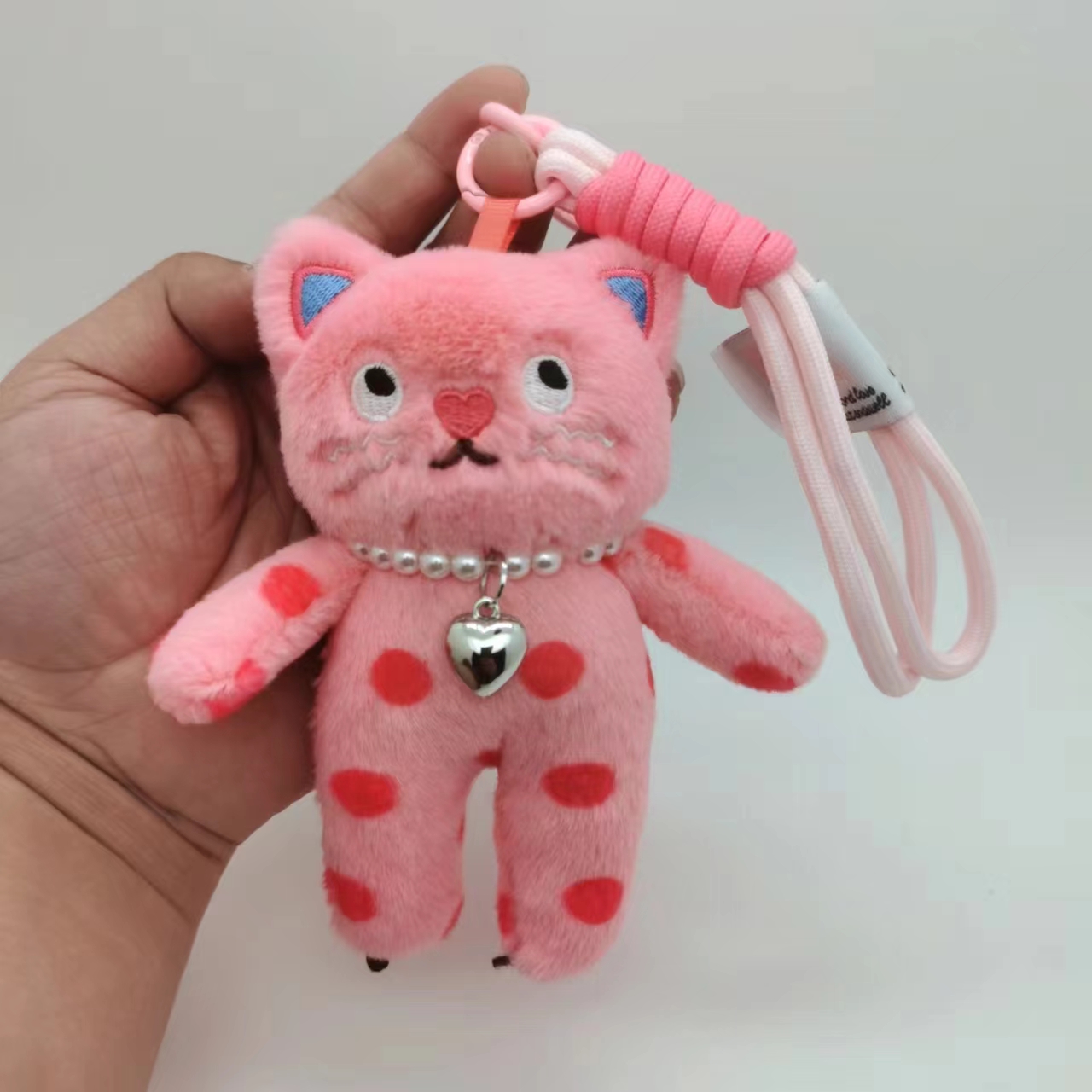 Car Accessories Girly - 15cm kawaii rosa gato chaveiro de