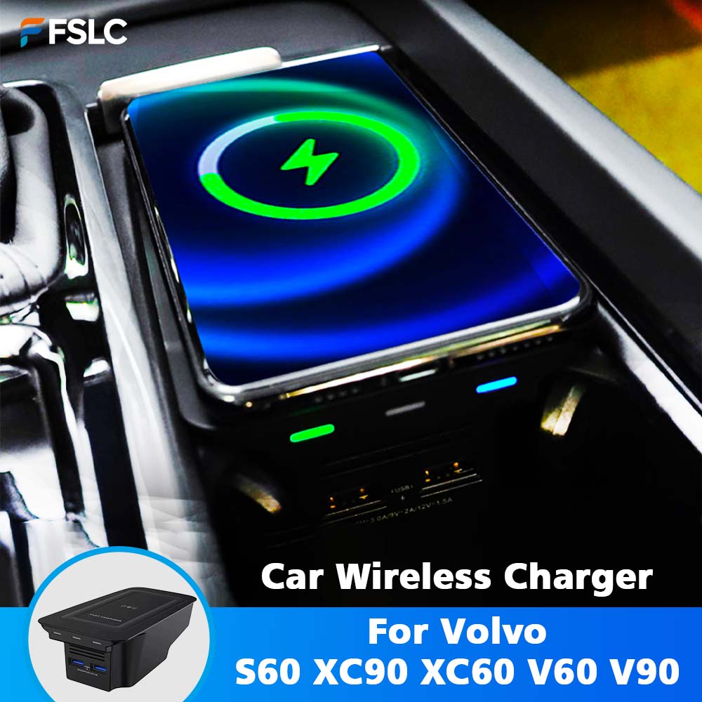 Volvo Car Accessories Xc90 - ⭐ Genuíno ⭐ Carregador Sem Fio