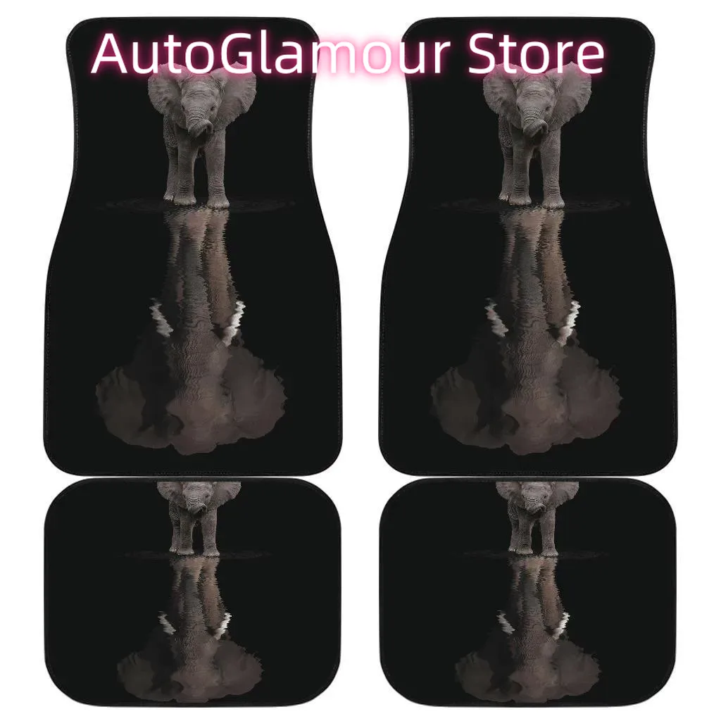 Car Accessories Amazon - Elefante Amazon Floresta em tema preto