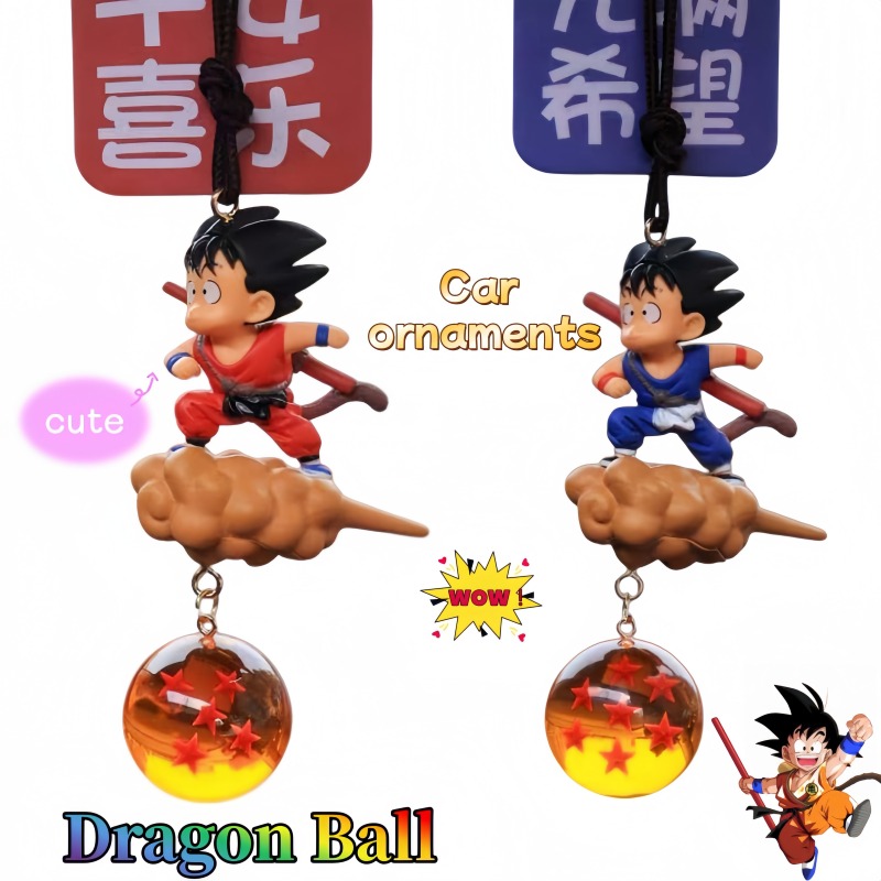 Car Accessories Cute - Chaveiro Carro Voador Dragon Ball Goku,