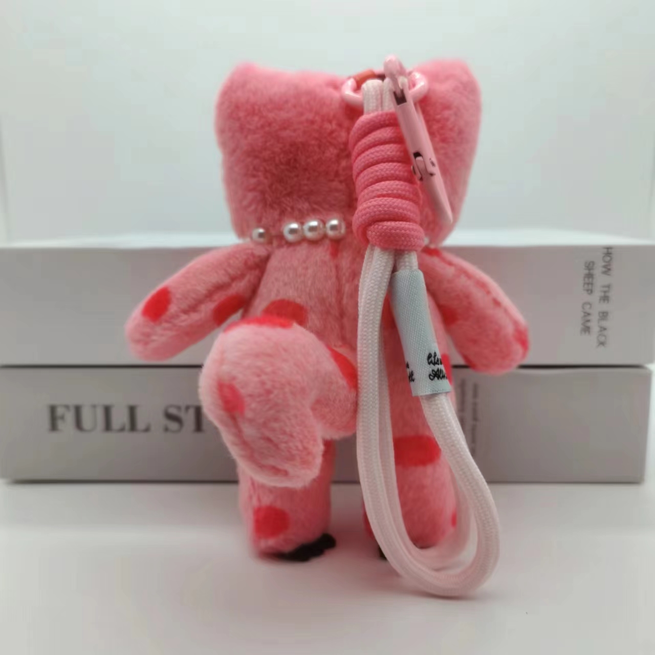 15cm kawaii rosa gato chaveiro - Car Accessories Girly avaliação e preço