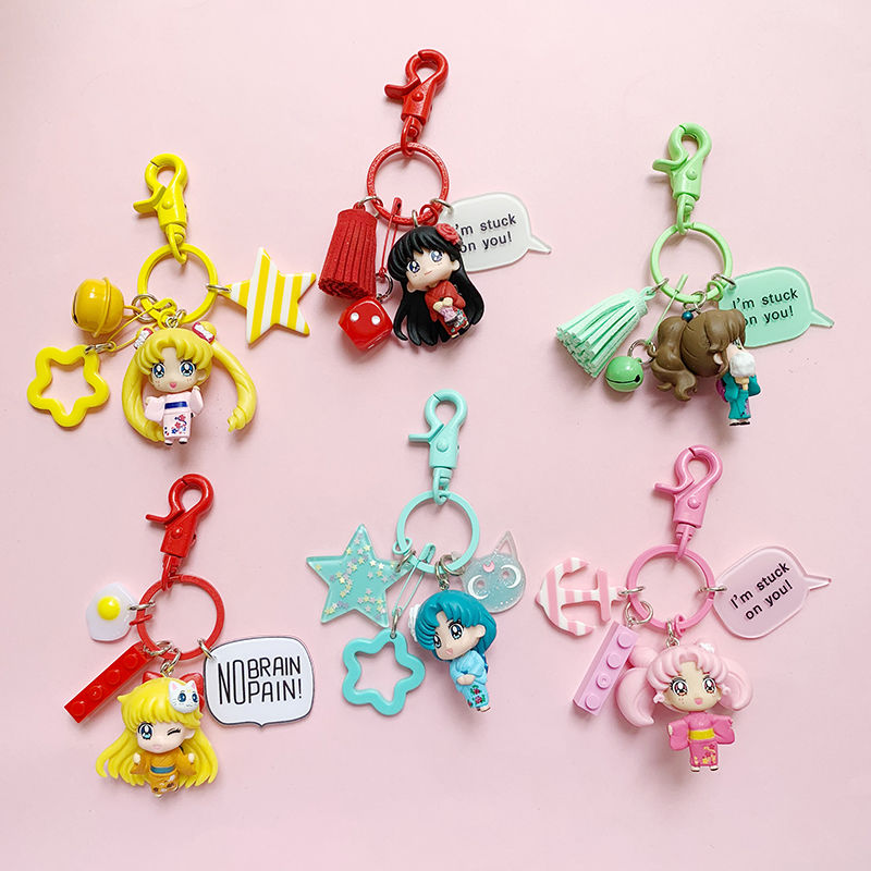 Chaveiro Kawaii de Sailor Moon - Car Accessories Girly avaliação e preço