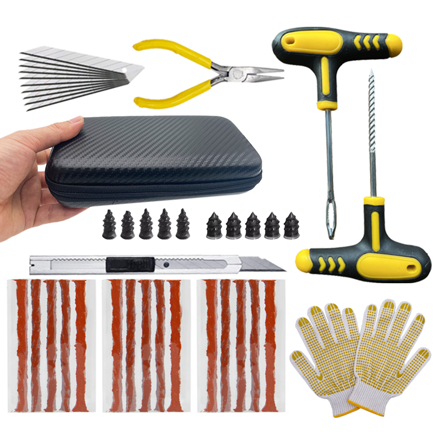 Kit Universal de Reparo de Pne - Car Emergency Tool Kit avaliação e preço