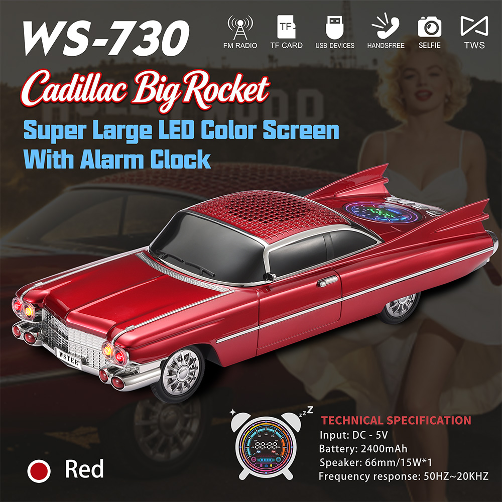 Caixa de Som Bluetooth Retrô C - Car Accessories Amazon avaliação e preço