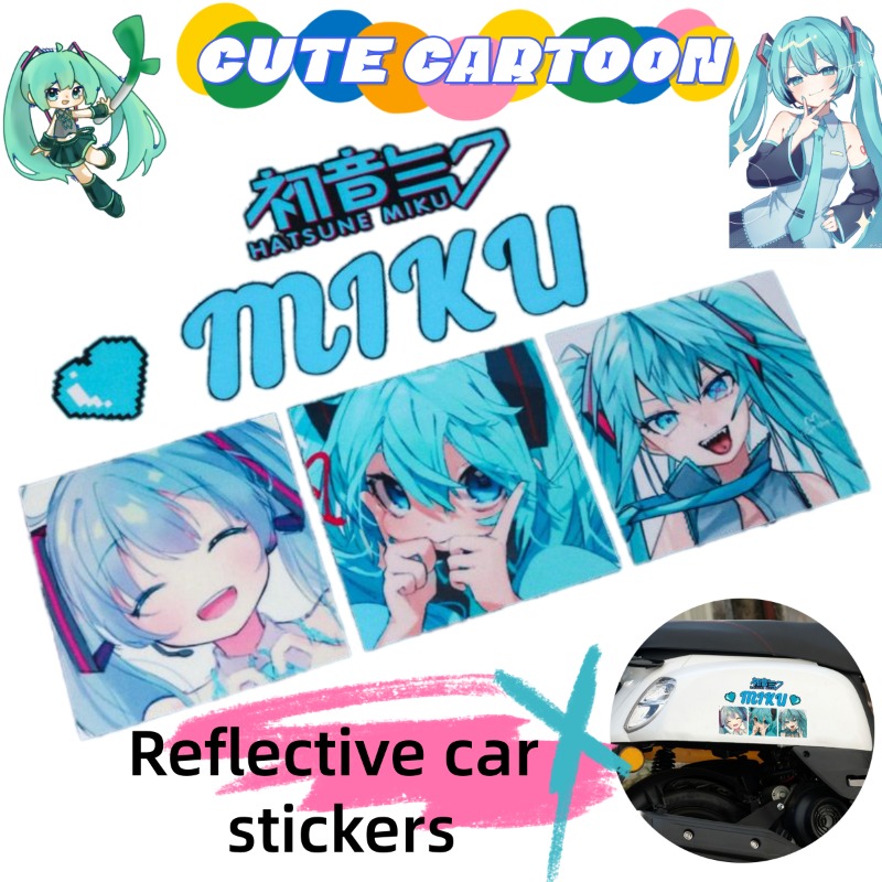 Novos Adesivos Refletivos Cria - Car Accessories Cute avaliação e preço