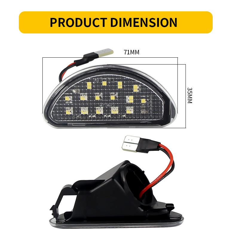 2 pçs 15 smd led placa de iden - Car Accessories Low Price avaliação e preço
