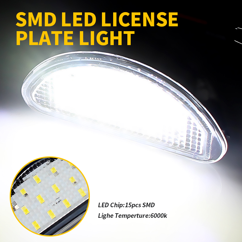 2 pçs 15 smd led placa de iden - Car Accessories Low Price avaliação e preço