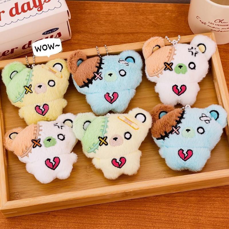 1Pc Mini Urso de Pelúcia em Es - Car Accessories Girly avaliação e preço