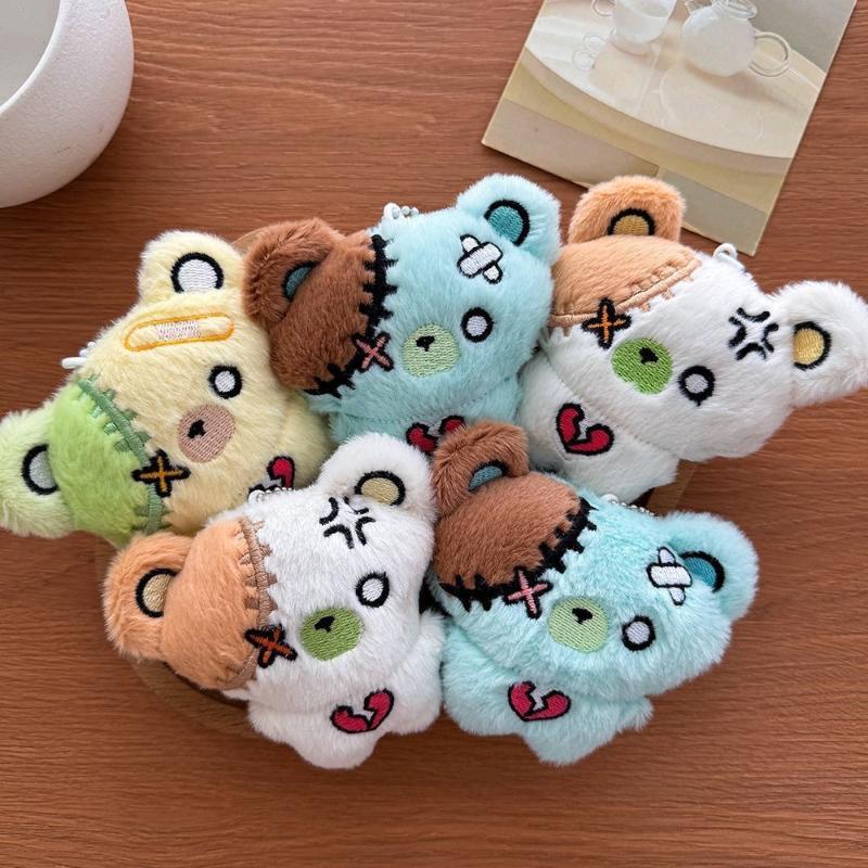 1Pc Mini Urso de Pelúcia em Es - Car Accessories Girly avaliação e preço