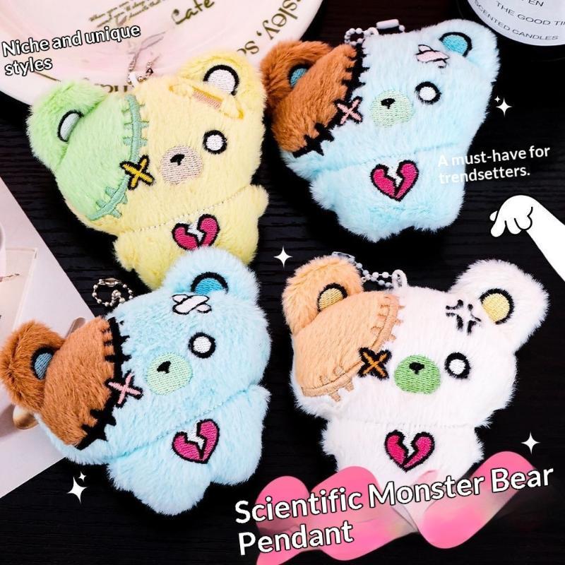 1Pc Mini Urso de Pelúcia em Es - Car Accessories Girly avaliação e preço