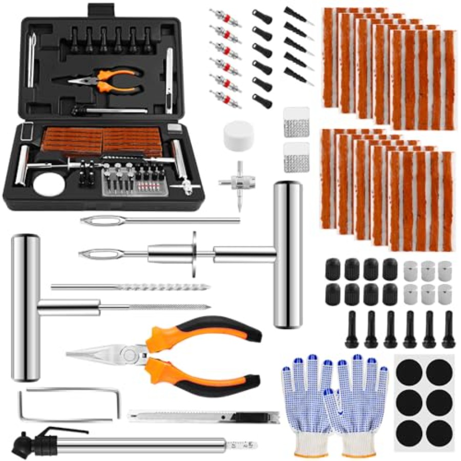 Kit de Reparo de Pneus em Aço  - Car Emergency Tool Kit avaliação e preço